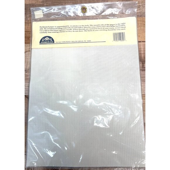 Perforated Paper For Counted Thread & Beaded Projects 9"x12" 14 Stitches/Inch 2 - Picture 2 of 3